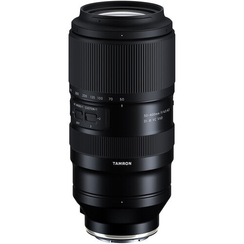 Tamron 50-400mm f/4.5-6.3 Di III VC VXD Lens (Sony E) Tamron 50-400mm f/4.5-6.3 Di III VC VXD Lens (Sony E)
